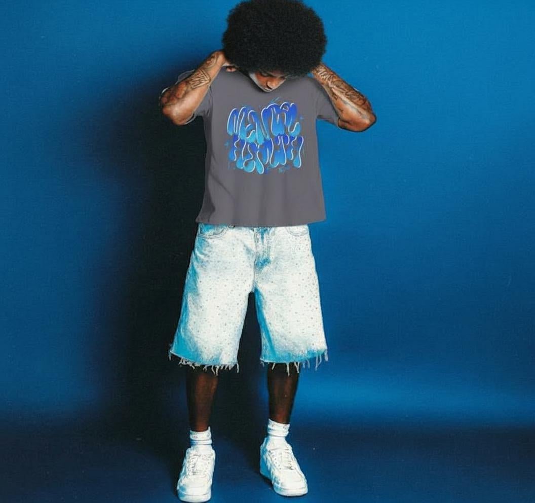 MENTAL HEALTH MATTERS TEE - BLUE DREAM - RUOK2DAY APPAREL