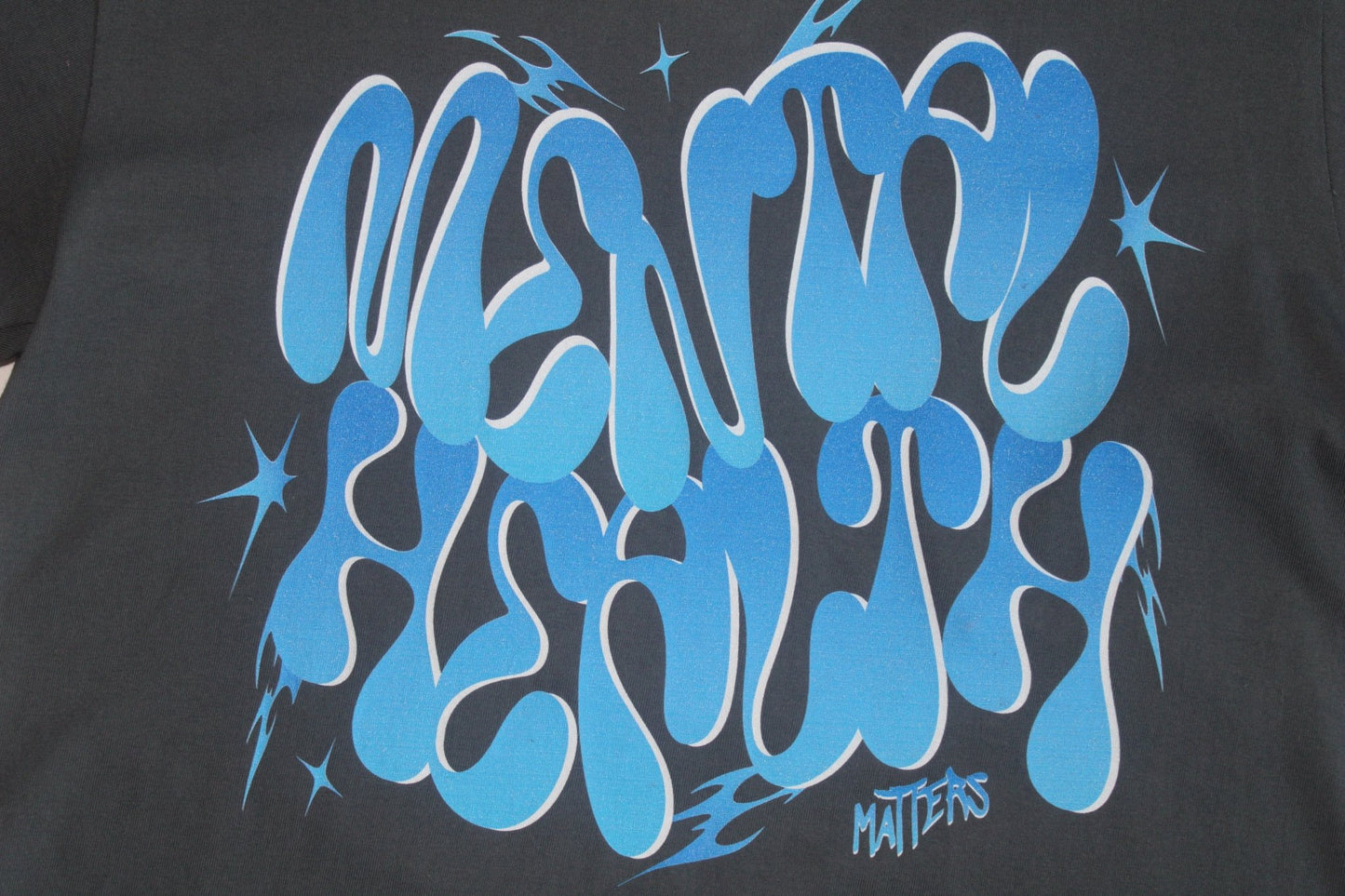 MENTAL HEALTH MATTERS TEE - BLUE DREAM - RUOK2DAY APPAREL