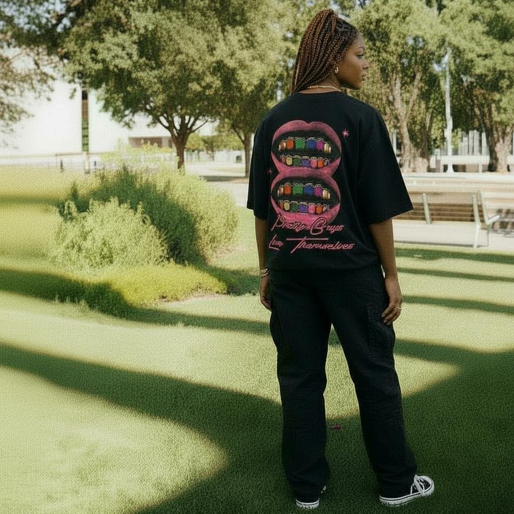 PRETTY GIRLS GRILLZ TEE - RUOK2DAY APPAREL