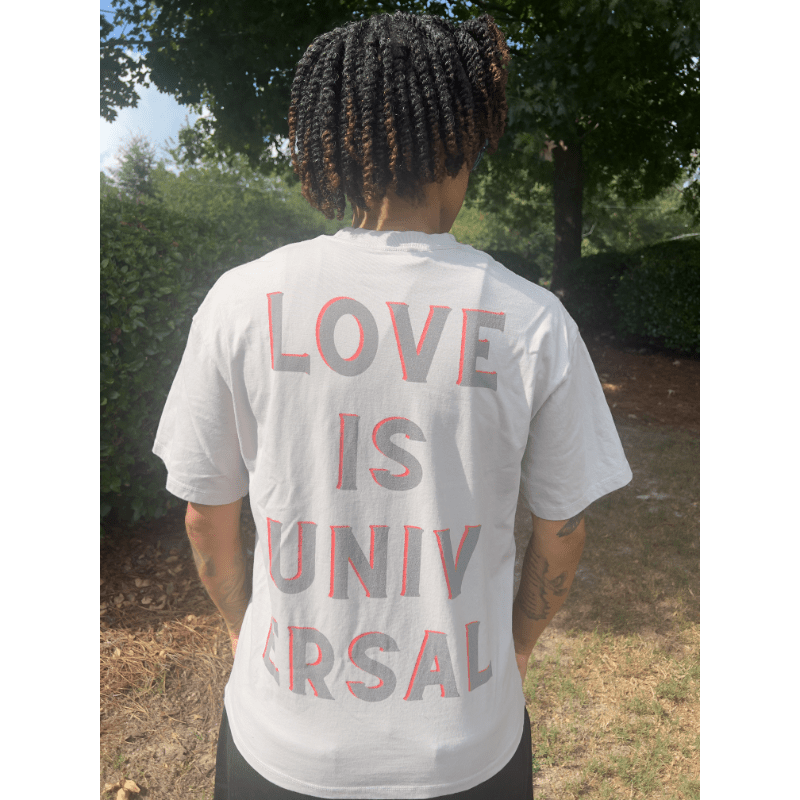 SELF LOVE WORLD TOUR TEE - SILVER BIRCH