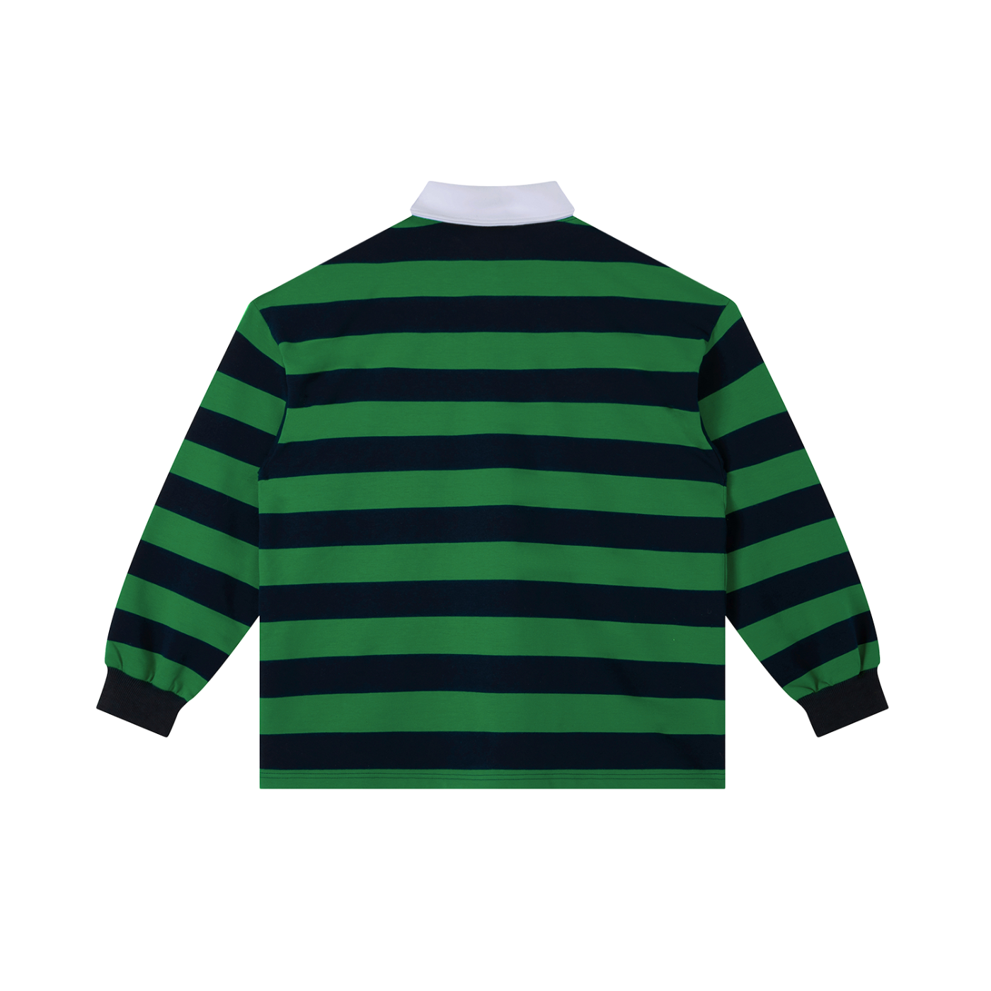RUOK2DAY COLOR BLOCK STRIPE RUGBY (GREEN)
