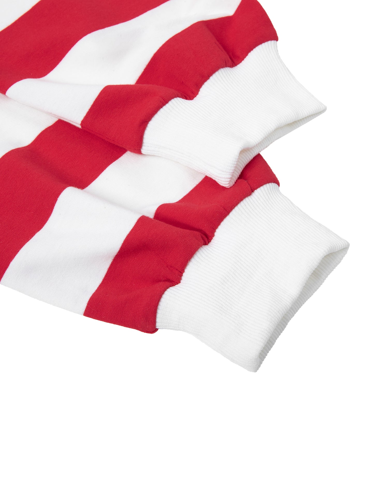RUOK2DAY COLOR BLOCK STRIPE RUGBY(PEPPERMINT)
