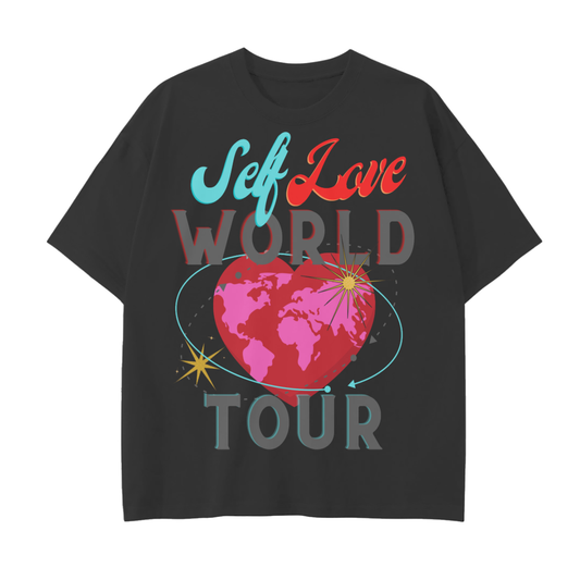 LOVE IS UNIVERSAL TEE - BLACK