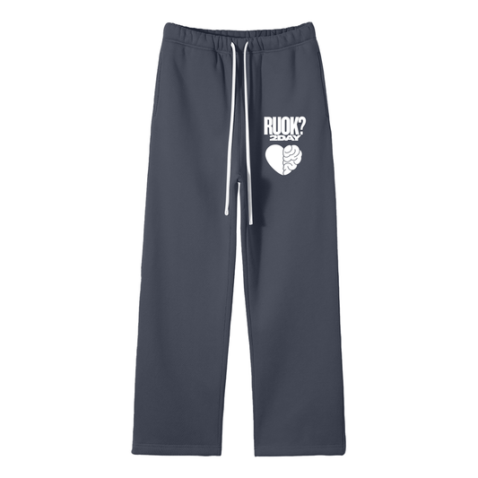 HEART & MIND JOGGERS - NAVY - RUOK2DAY APPAREL