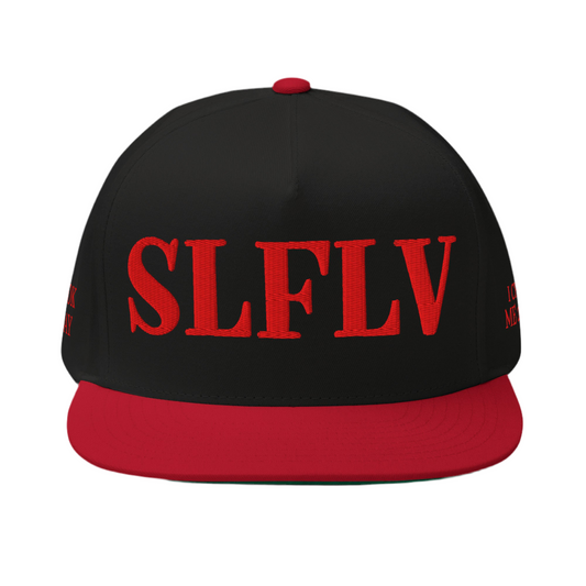 SLFLV SNAPBACK - RED & BLACK
