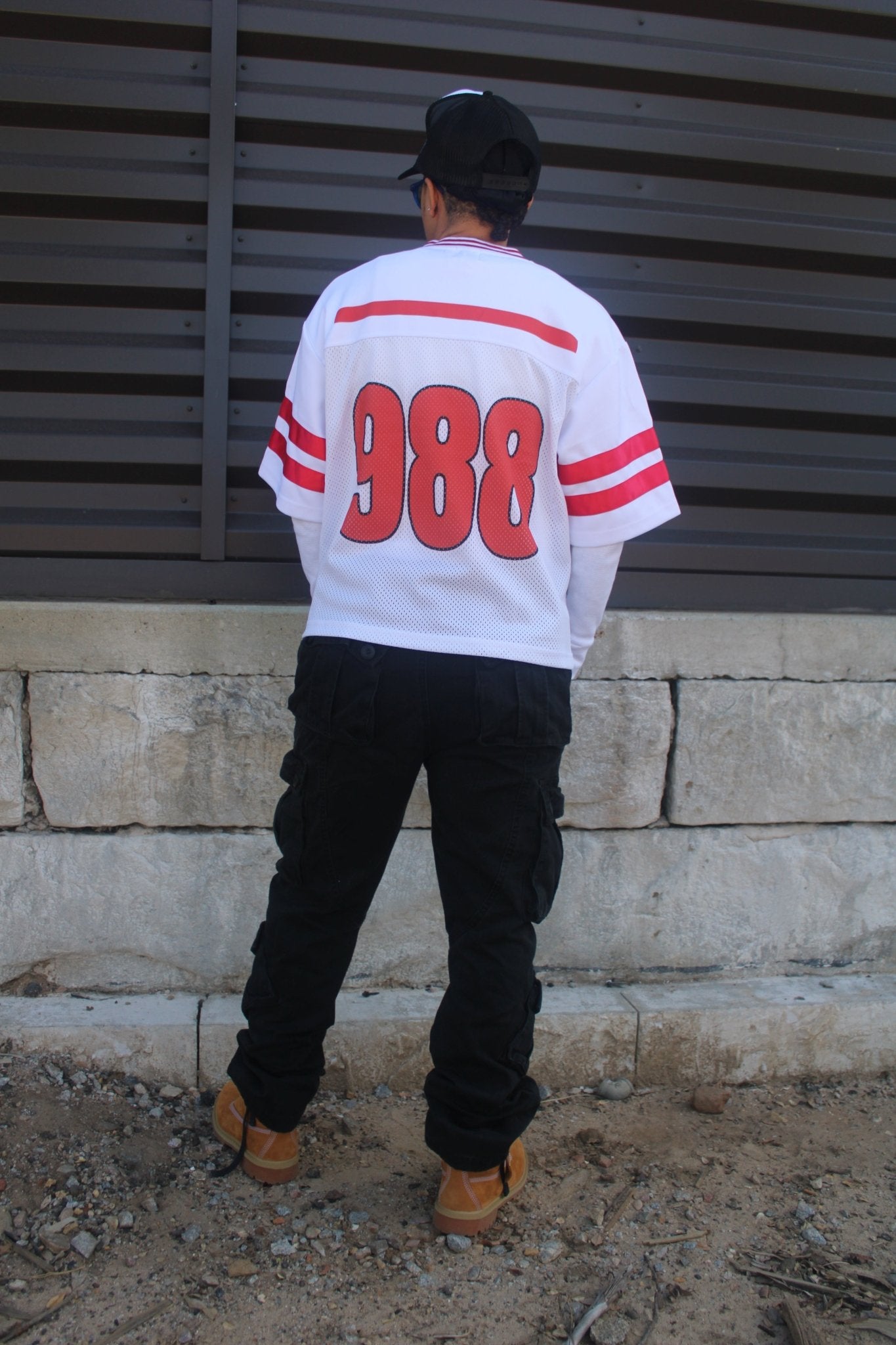 LIFELINE MESH JERSEY - WHITE - RUOK2DAY APPAREL