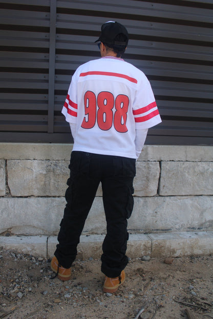 LIFELINE MESH JERSEY - WHITE - RUOK2DAY APPAREL