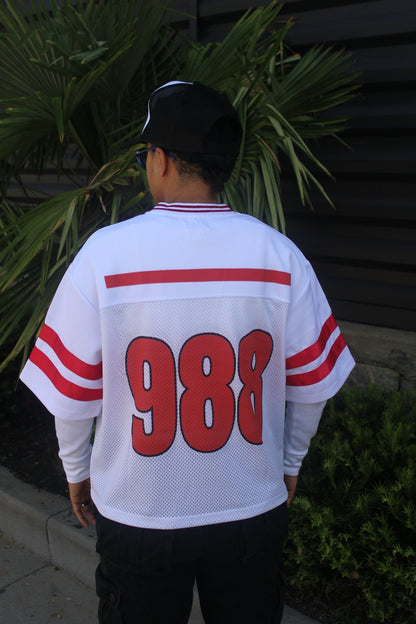 LIFELINE MESH JERSEY - WHITE - RUOK2DAY APPAREL
