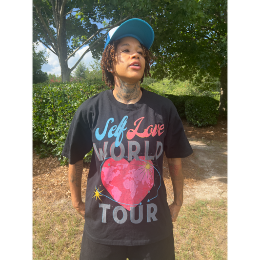 LOVE IS UNIVERSAL TEE - BLACK