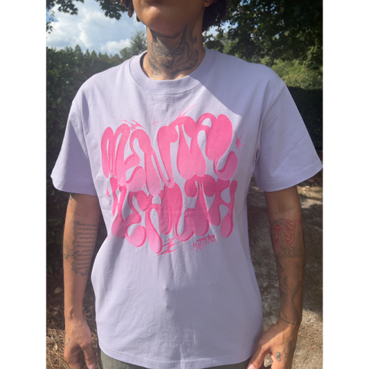 MENTAL HEALTH MATTERS TEE - LAVENDER ROSE