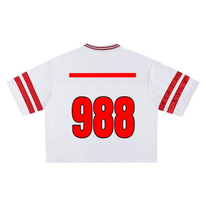 LIFELINE MESH JERSEY - WHITE - RUOK2DAY APPAREL