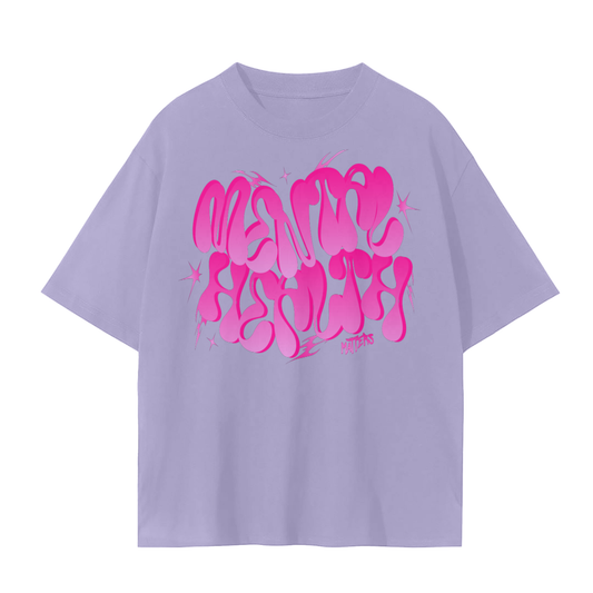 MENTAL HEALTH MATTERS TEE - LAVENDER ROSE